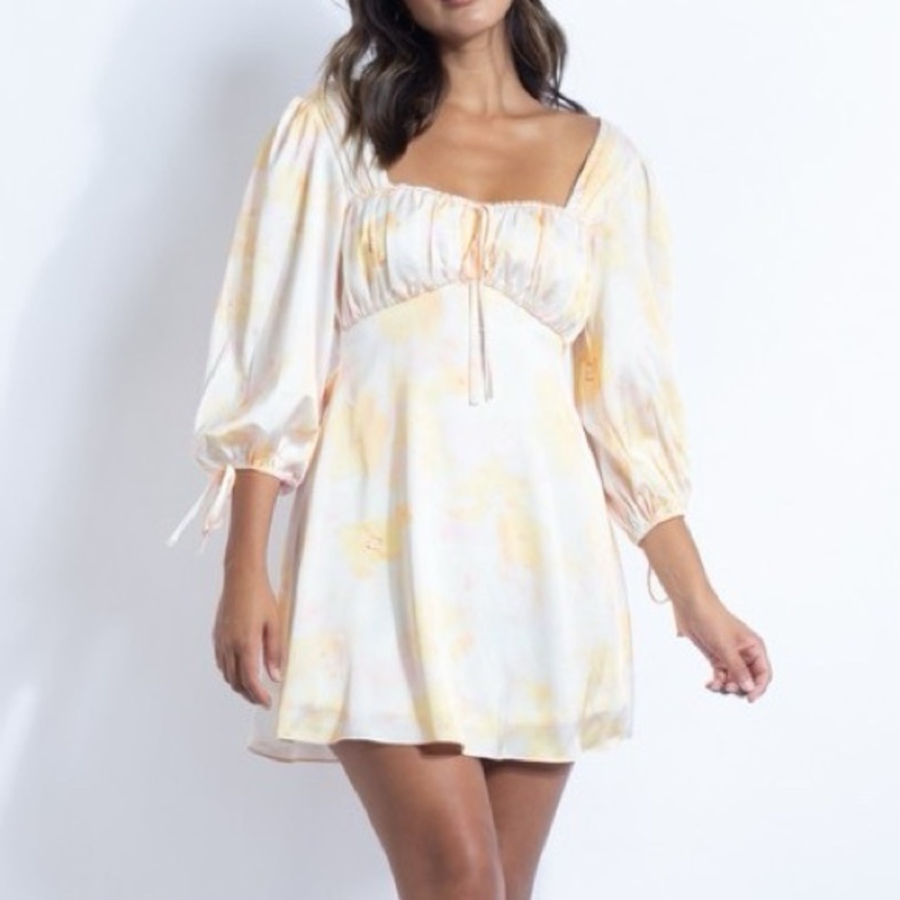 Tie Dye Whimsical Mini Dress